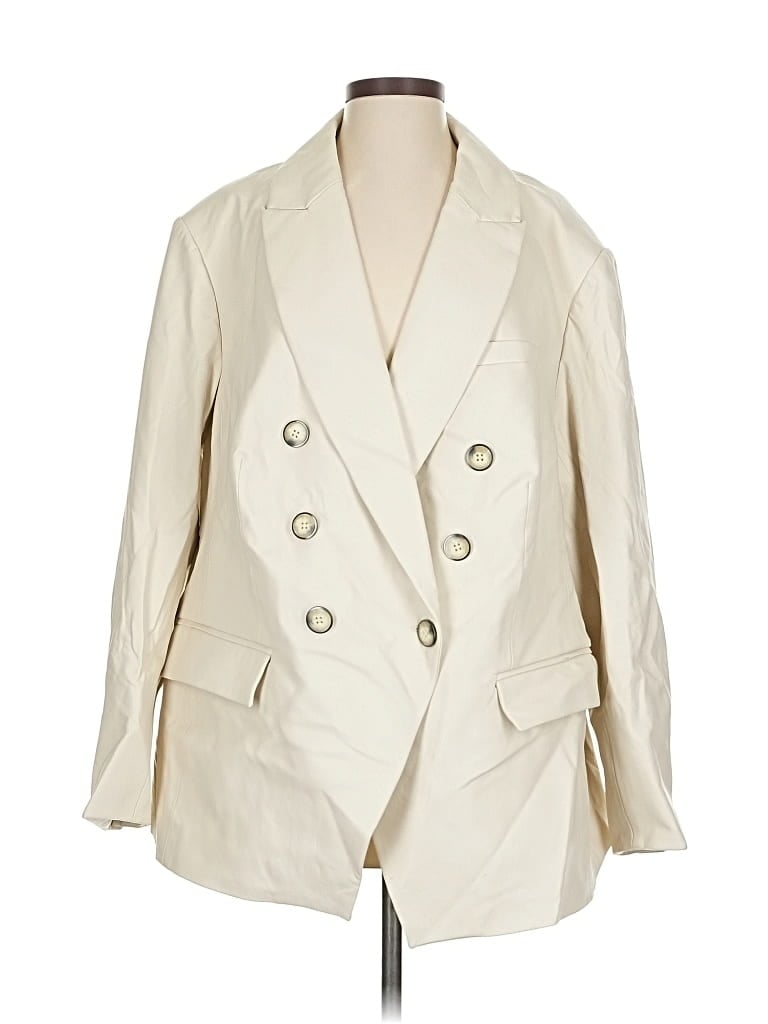 Pre-owned Veronica Beard Blazer Jacket In White