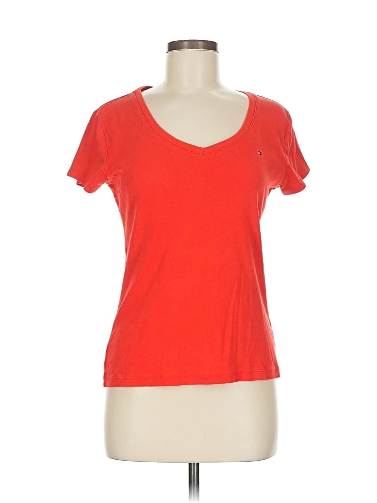 Pre-owned Tommy Hilfiger Short Sleeve T-shirt In Red