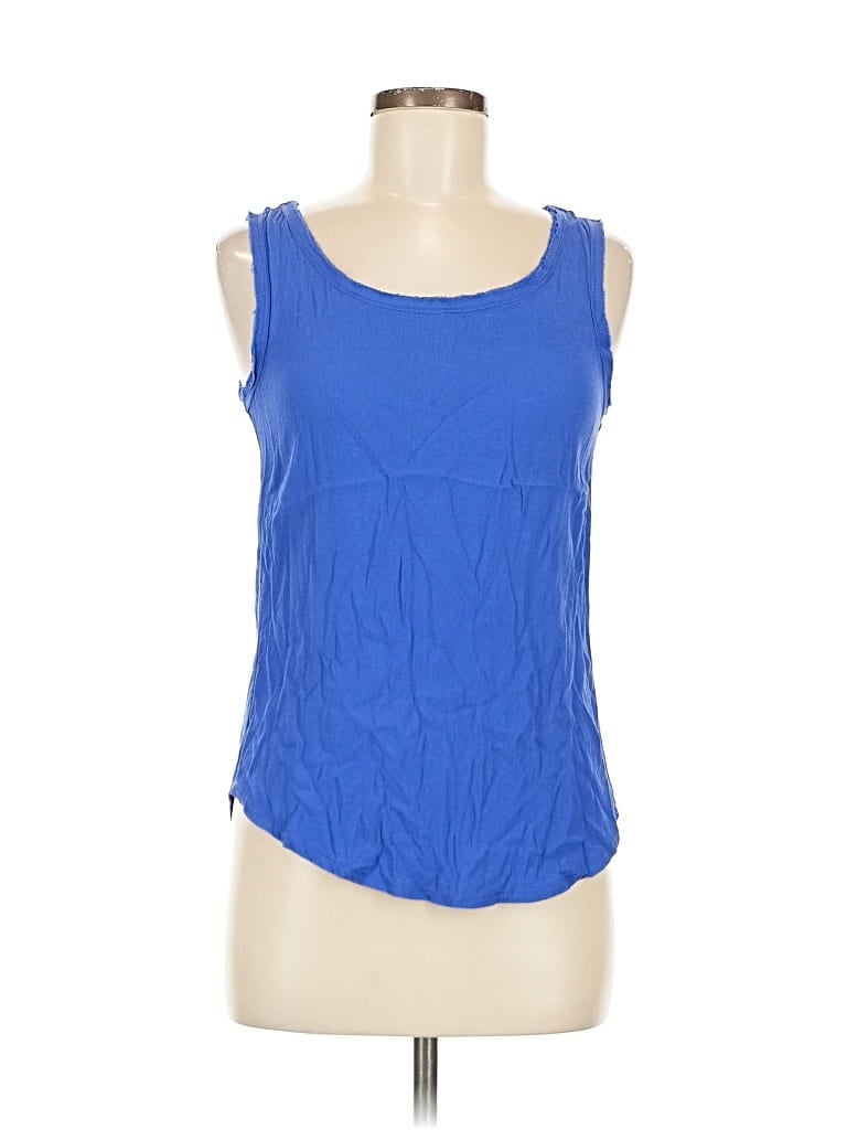 Pre-owned Mint Velvet Tank Top Blue Strapless Neckline Tops