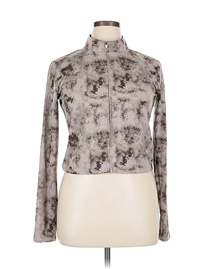 RBX Pre-owned Cardigan Sweater In Silver