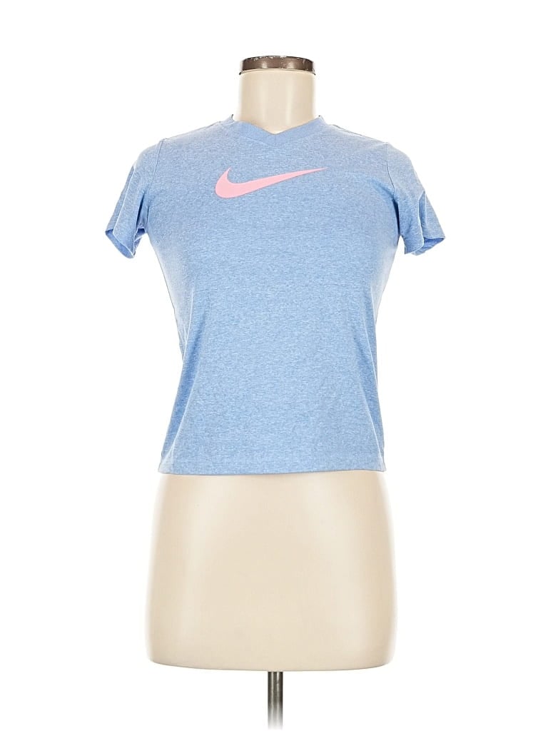 Pre-owned Nike Short Sleeve T-shirt In Blue