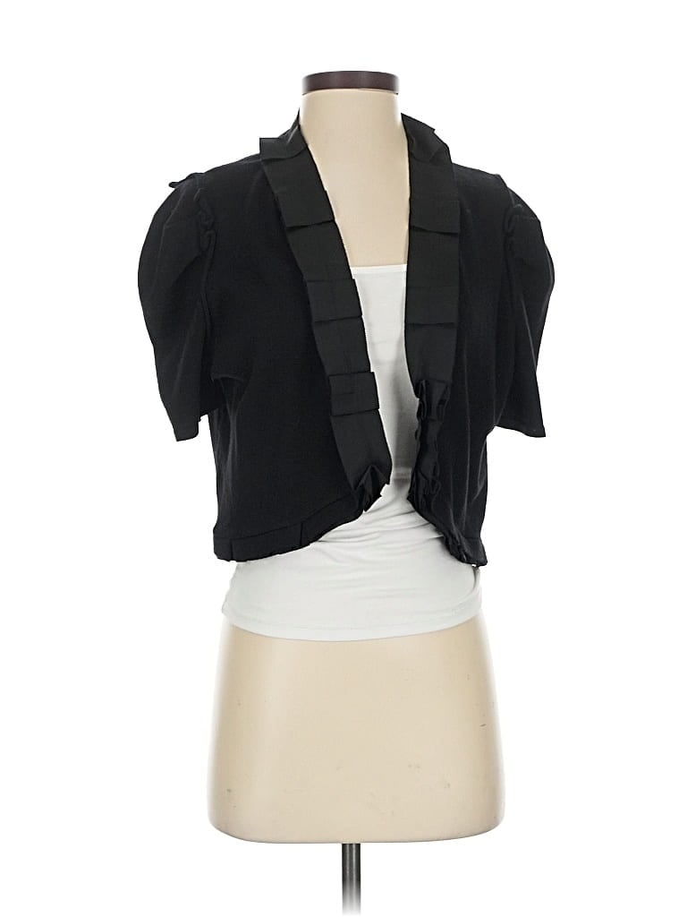 Click to view more detailed imagery on our partner's website Pre-owned Elie Tahari Wool Cardigan Sweater In Black