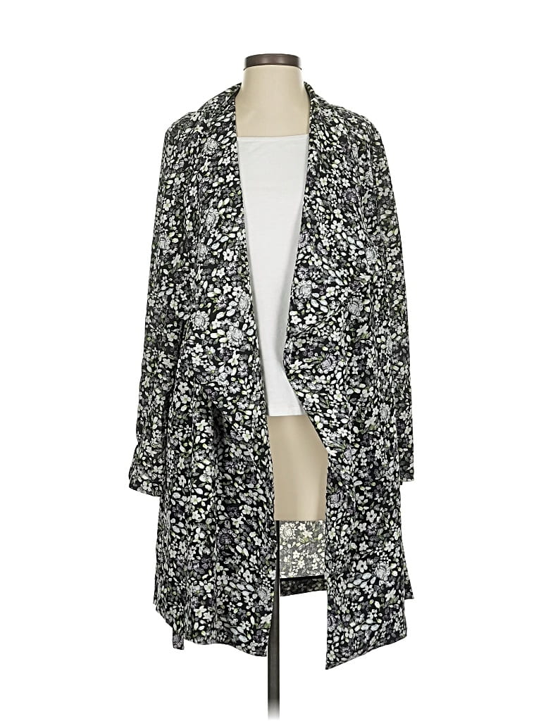 Pre-owned Bcbgmaxazria Cardigan Sweater In Silver