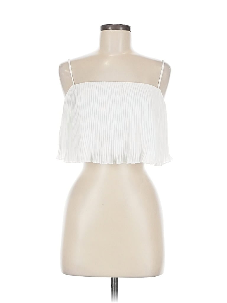 Click to view more detailed imagery on our partner's website Pre-owned Princess Polly Sleeveless Blouse In White