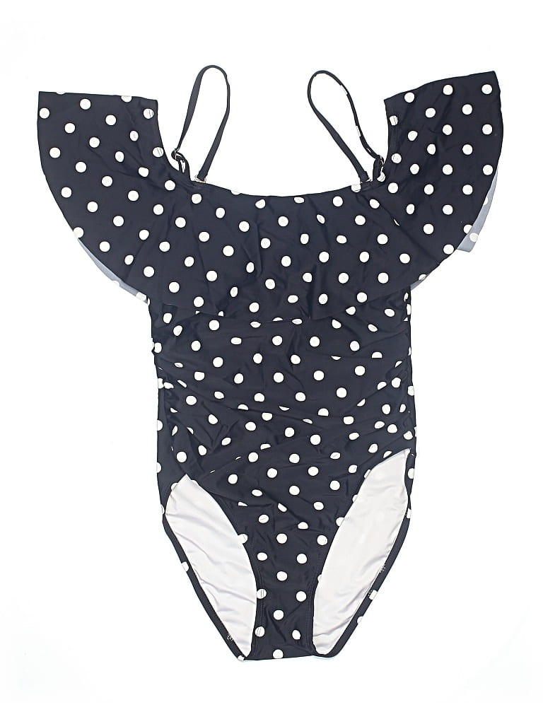 Tahari One Piece Swimsuit In Black