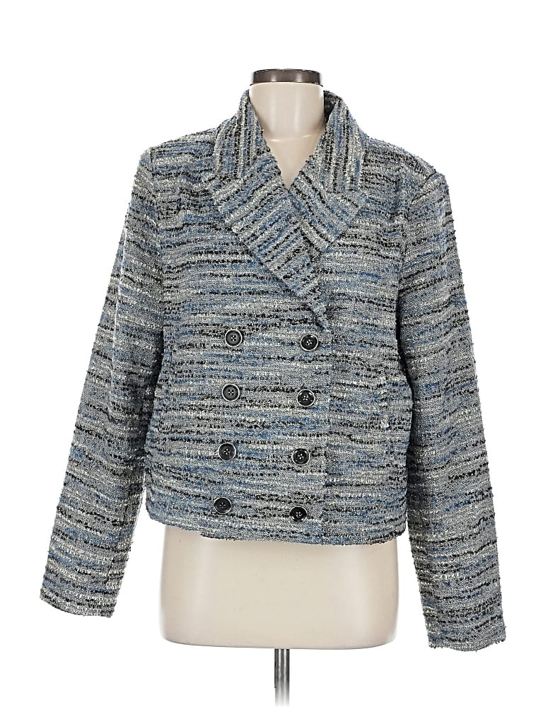 Pre-owned Cabi Blazer Jacket In Blue