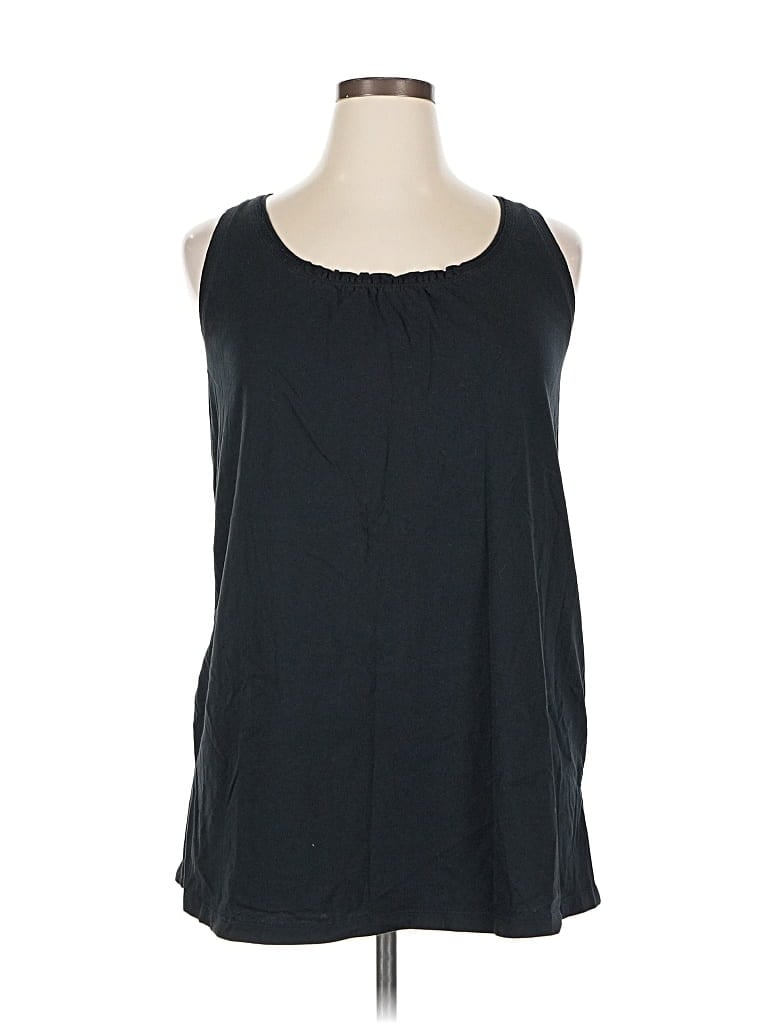 Click to view more detailed imagery on our partner's website Pre-owned Woman Within Sleeveless Blouse In Black