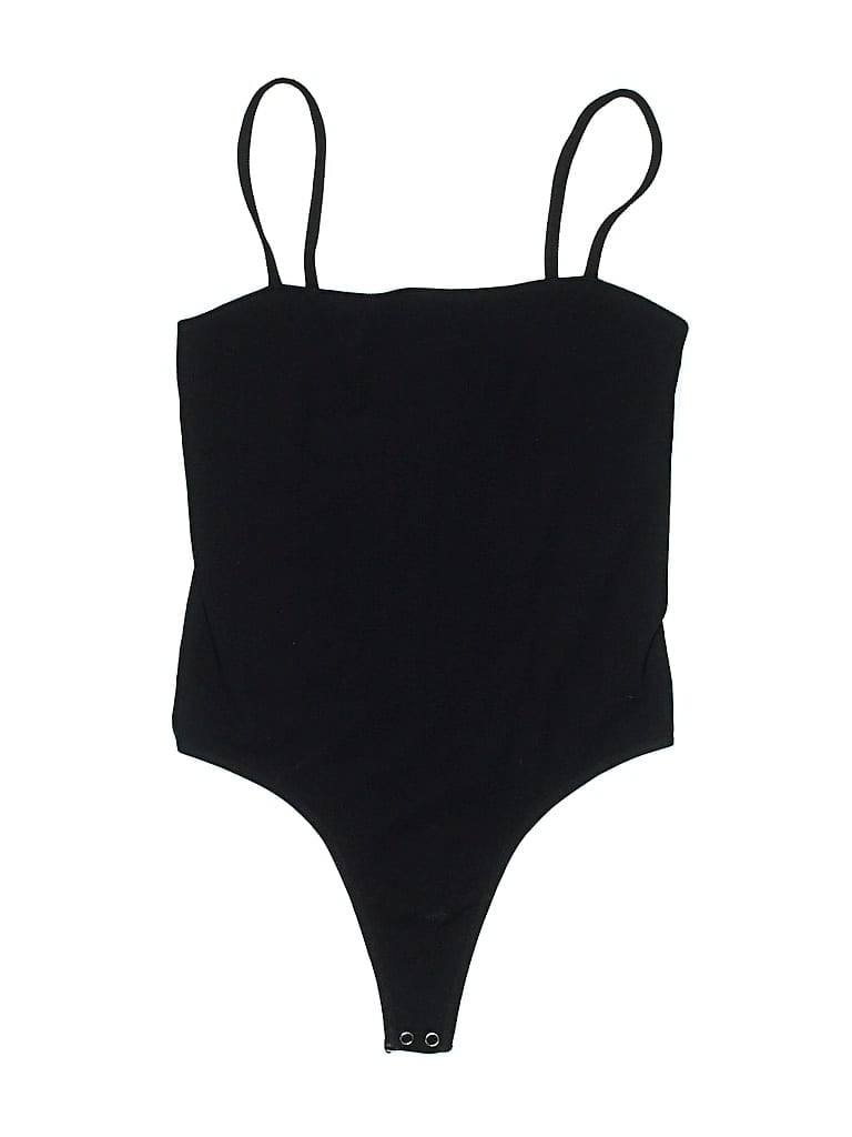 Pre-owned Forever 21 Bodysuit In Black