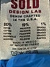 SOLD Design Lab Chevron-herringbone Blue Jeans Size S - photo 6
