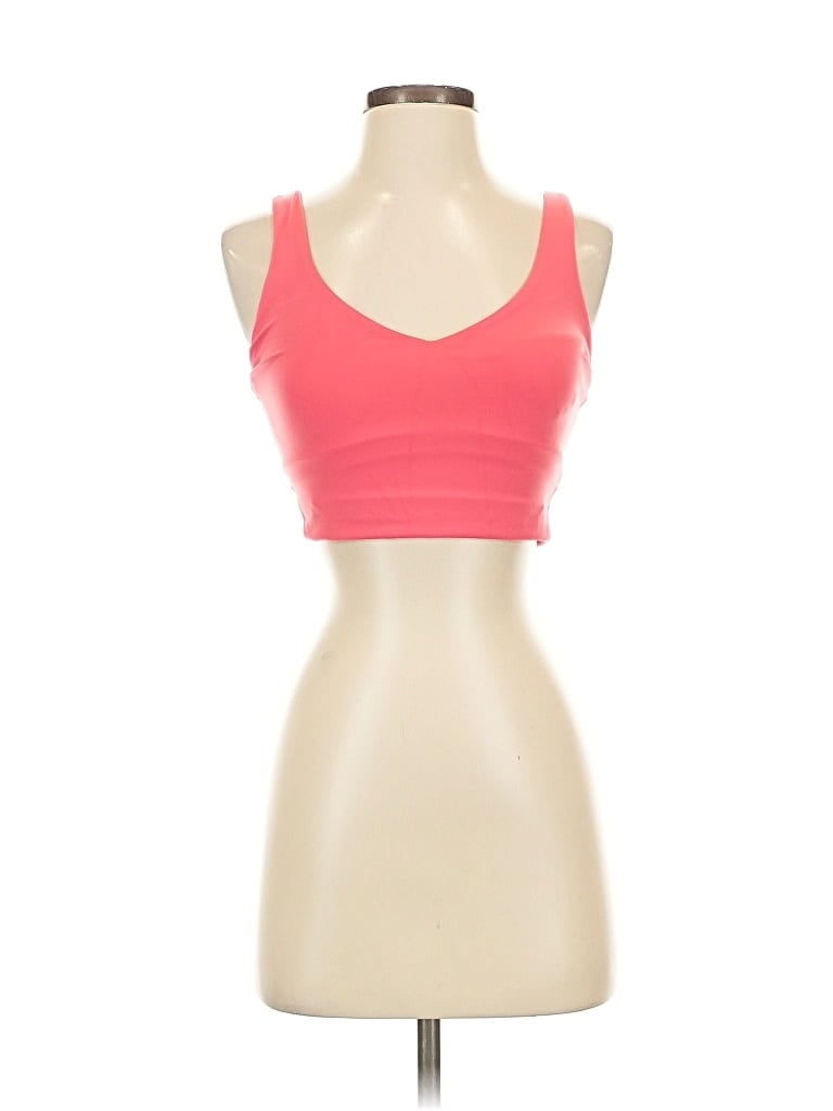 Pre-owned Lululemon Athletica Sports Bra In Pink
