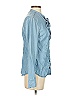 Guess 100% Lyocell Blue Long Sleeve Button-Down Shirt Size XS - photo 4