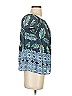 BeachLunchLounge 100% Viscose Blue Short Sleeve Blouse Size XS - photo 4