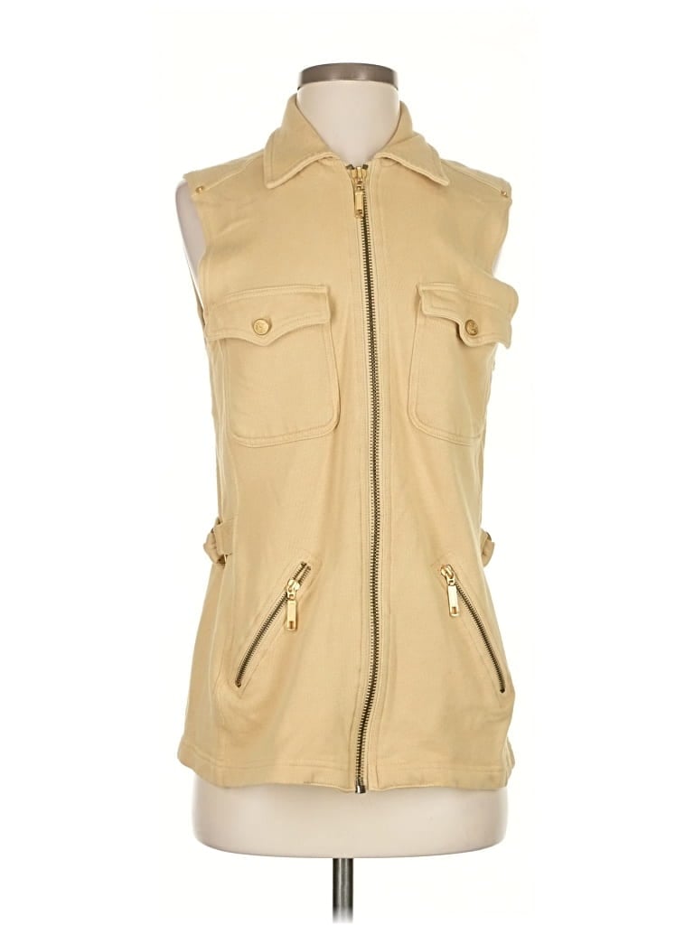 Pre-owned Adrienne Vittadini Vest In Brown