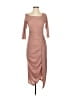 Unbranded 100% Polyester Tan Cocktail Dress Size S - photo 1