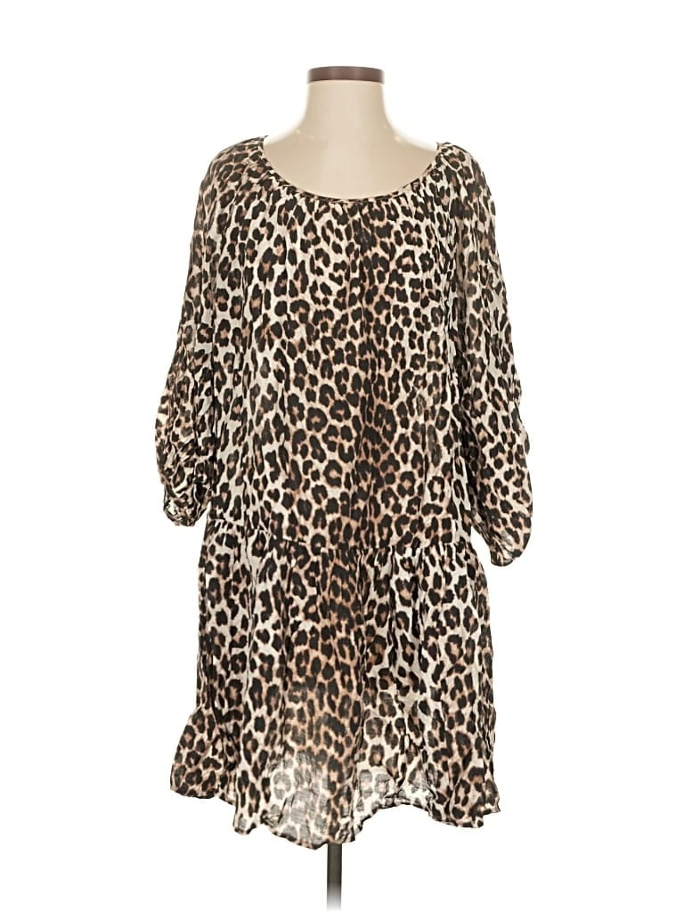 Pre-owned H&m Casual Dress In Brown