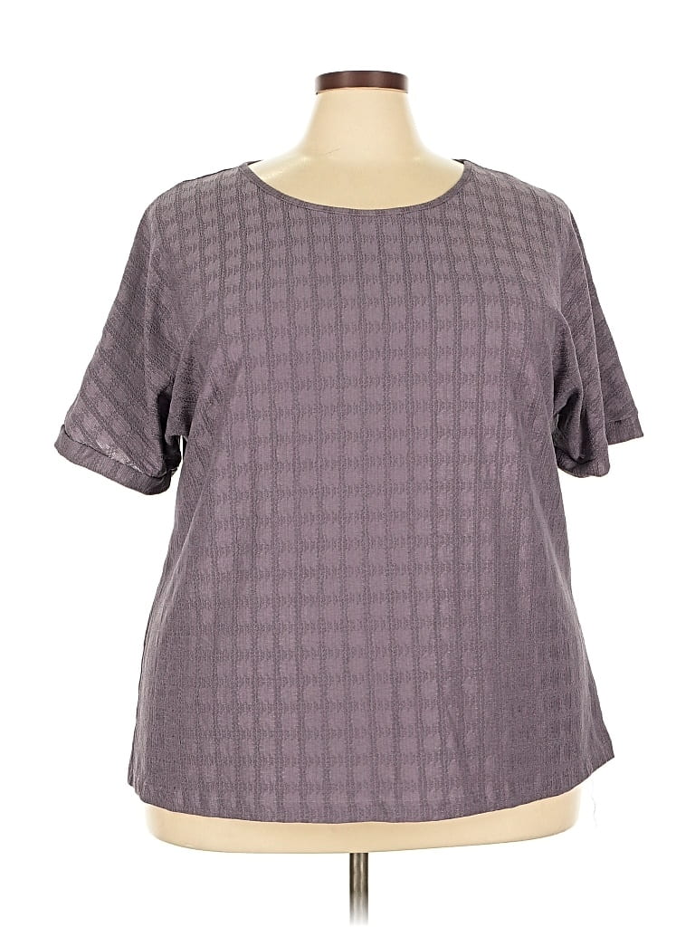 Pre-owned Unbranded Short Sleeve T-shirt In Gray