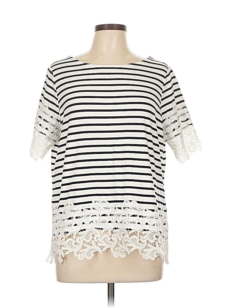 Pre-owned Tommy Hilfiger Short Sleeve T-shirt In White