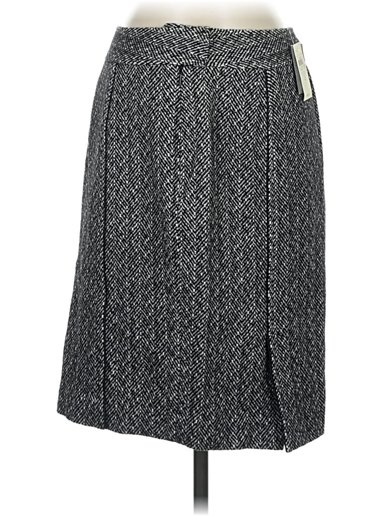 Ann Taylor Casual Skirt In Gray