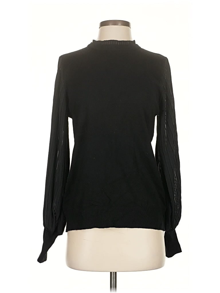 Pre-owned Sioni Turtleneck Sweater In Black