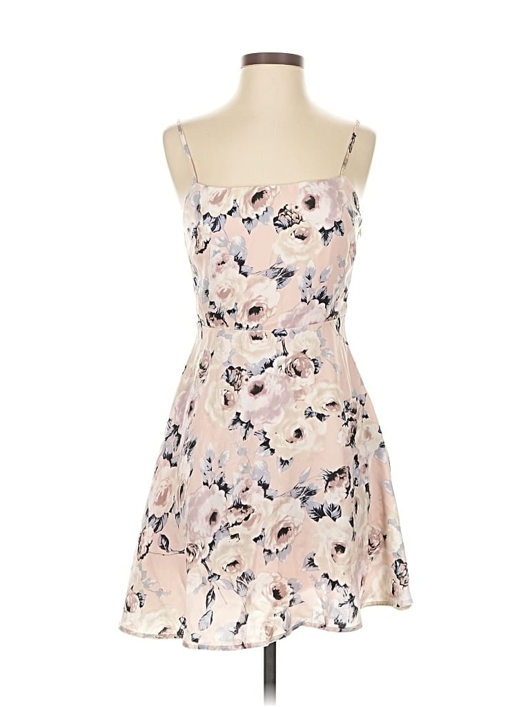 Pre-owned Honey Punch Cocktail Dress In Pink
