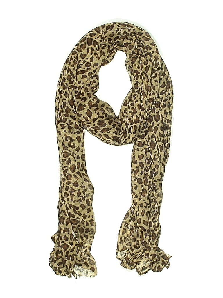 Pre-owned Unbranded Scarf In Brown