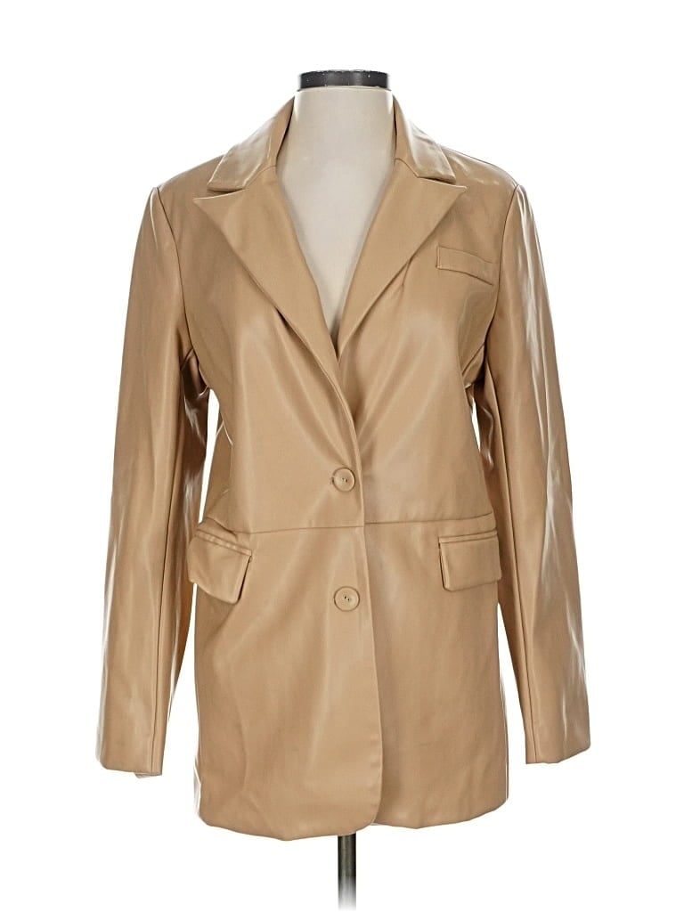 Pre-owned Left Coast By Dolan Blazer Jacket In Brown