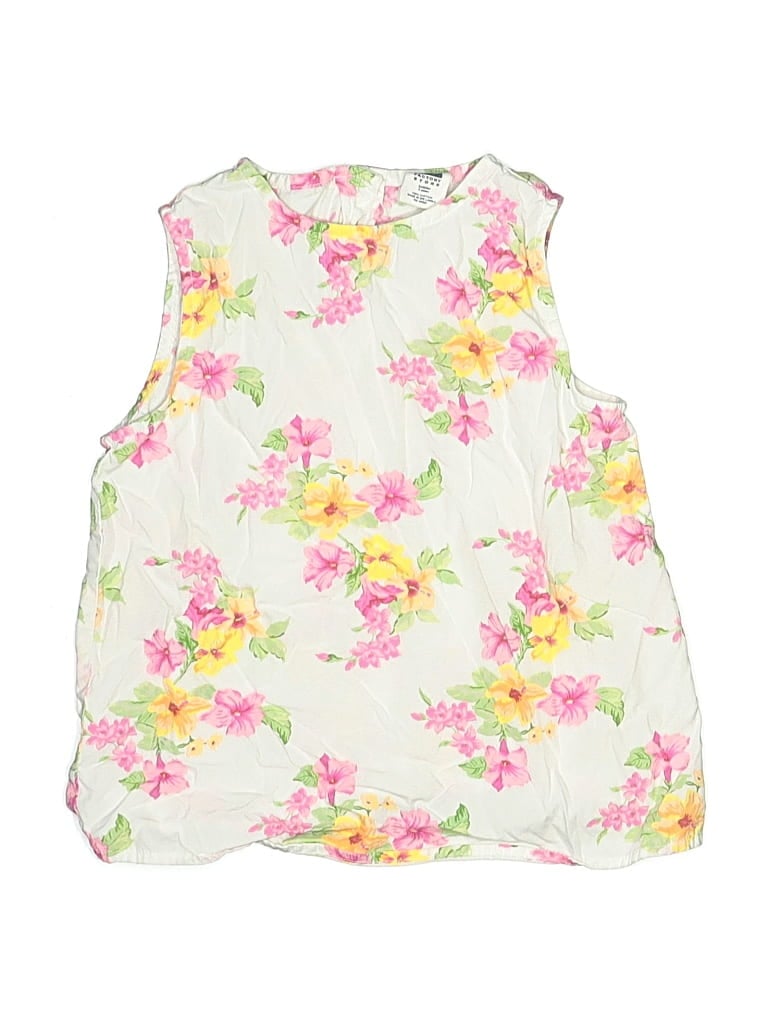 Pre-owned Baby Gap Kids' Sleeveless Blouse In White