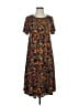 Lularoe Print Black Casual Dress Size XS - photo 1