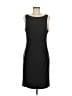 Chaps Solid Black Cocktail Dress Size L - photo 1