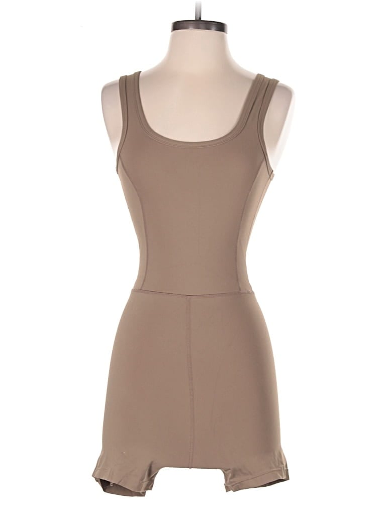 Pre-owned Set Active Romper In Brown