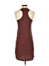 Lanston Solid Brown Casual Dress Size S - photo 2