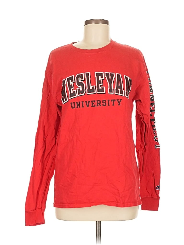 Click to view more detailed imagery on our partner's website Pre-owned Champion Long Sleeve T-shirt In Red