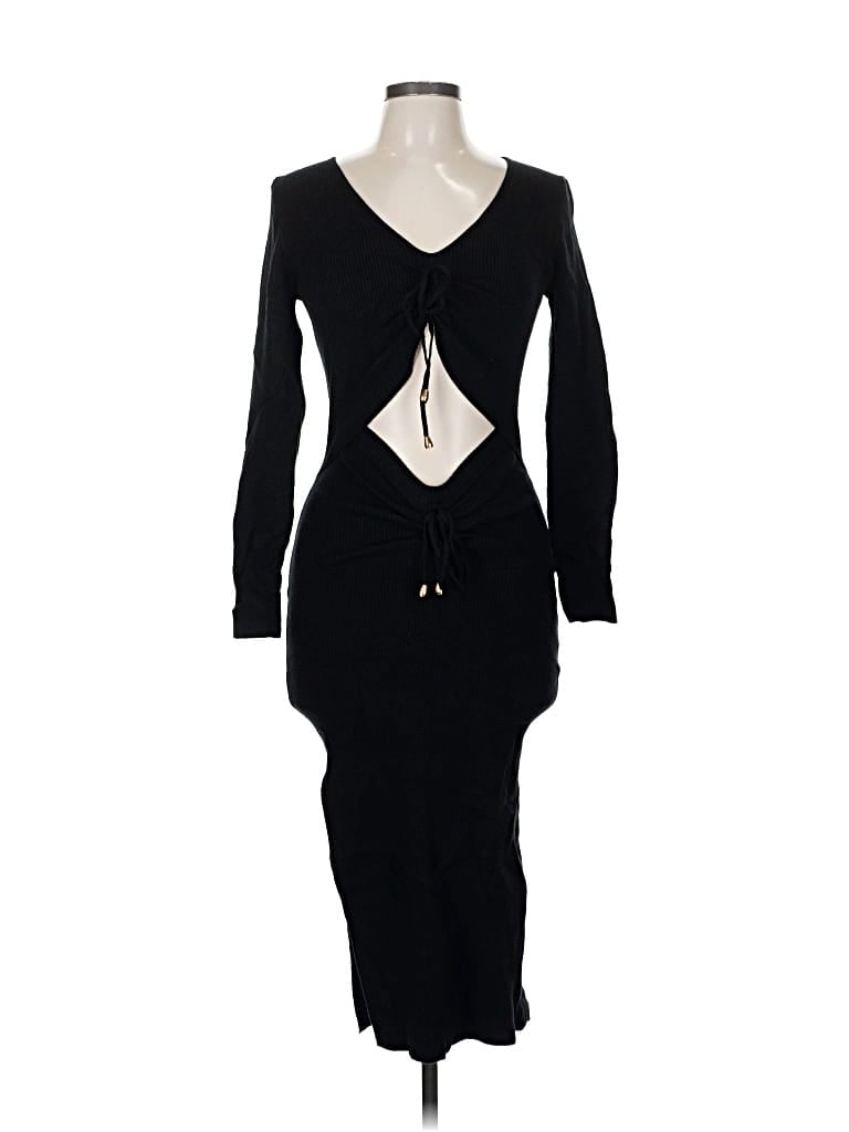 Pre-owned More To Come Cocktail Dress In Black