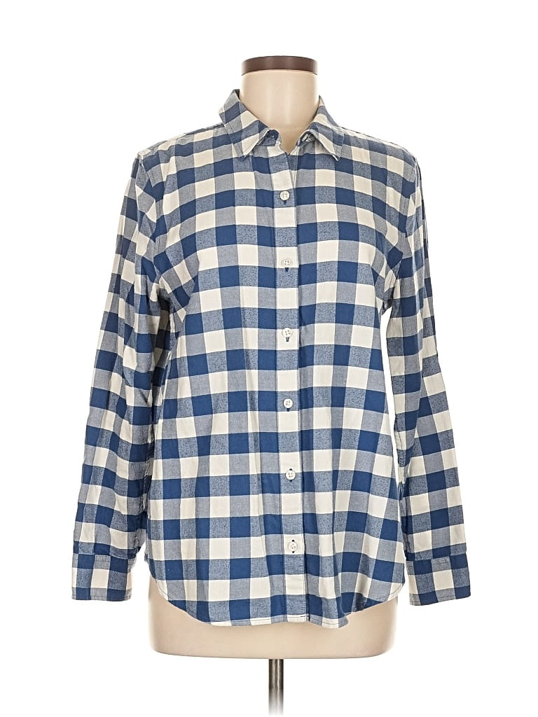 Pre-owned Vineyard Vines Long Sleeve Button Down Shirt In Blue