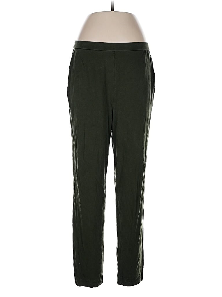 Pre-owned Eileen Fisher Casual Pants In Green