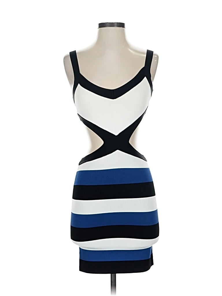Pre-owned Bcbgmaxazria Cocktail Dress In Blue