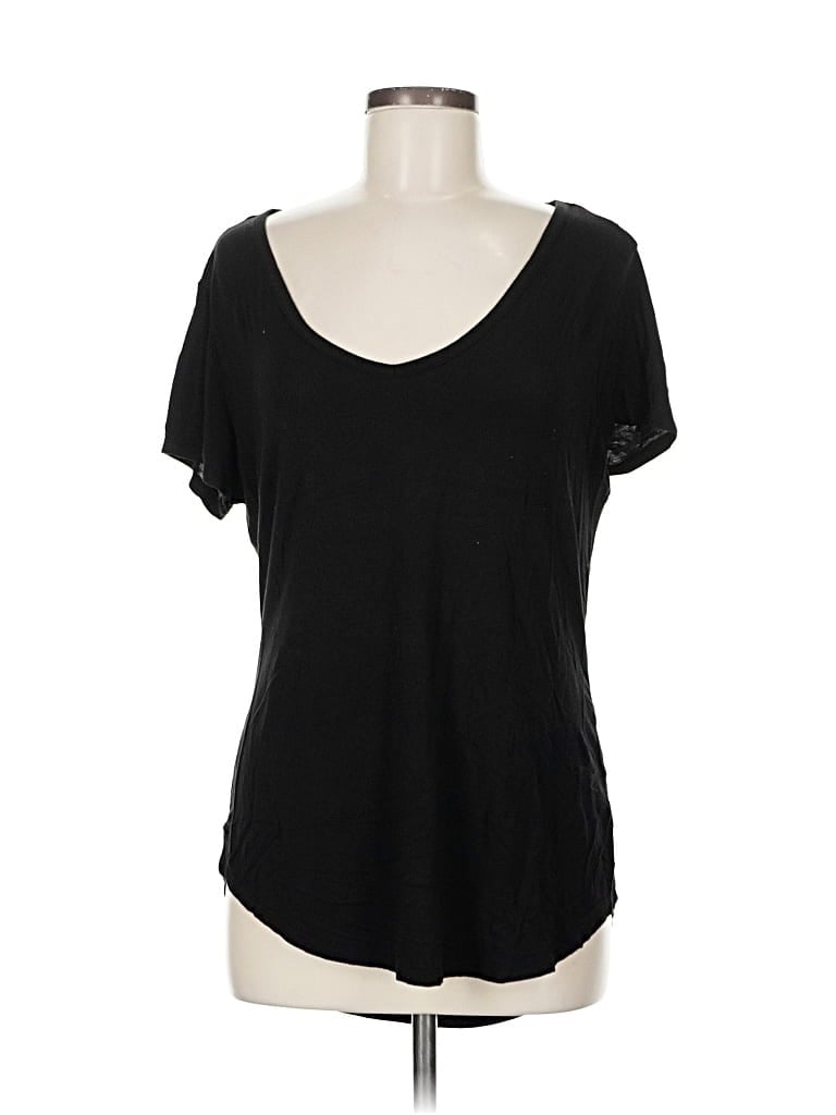 Pre-owned Soho Jeans New York & Company Short Sleeve T-shirt In Black