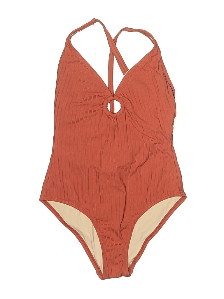 Pre-owned Kona Sol One Piece Swimsuit In Orange