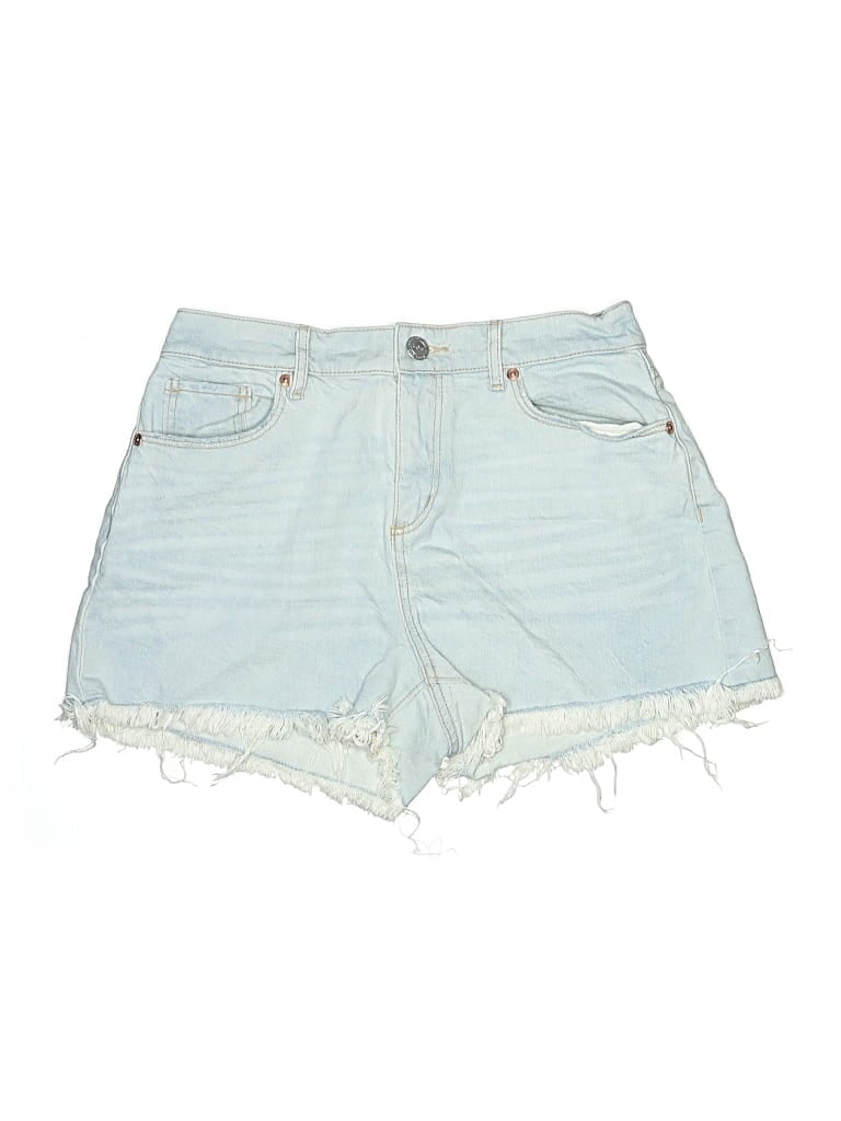 Pre-owned Ann Taylor Loft Denim Shorts In Blue