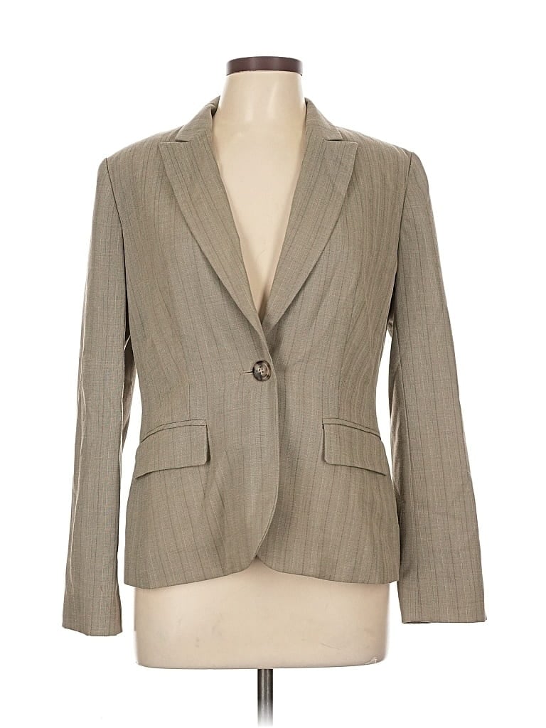 Pre-owned Jones New York Blazer Jacket In Brown
