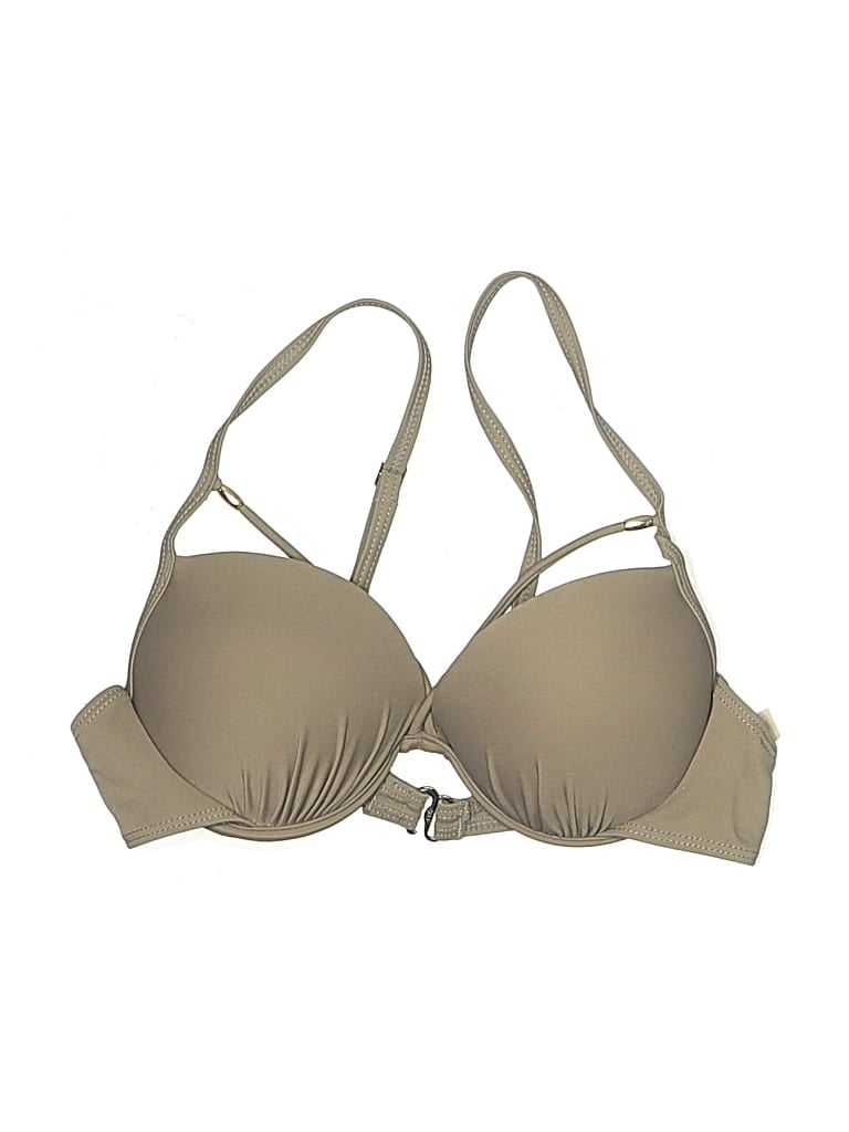 Pre-owned Assorted Brands Swimsuit Top Brown Swimwear