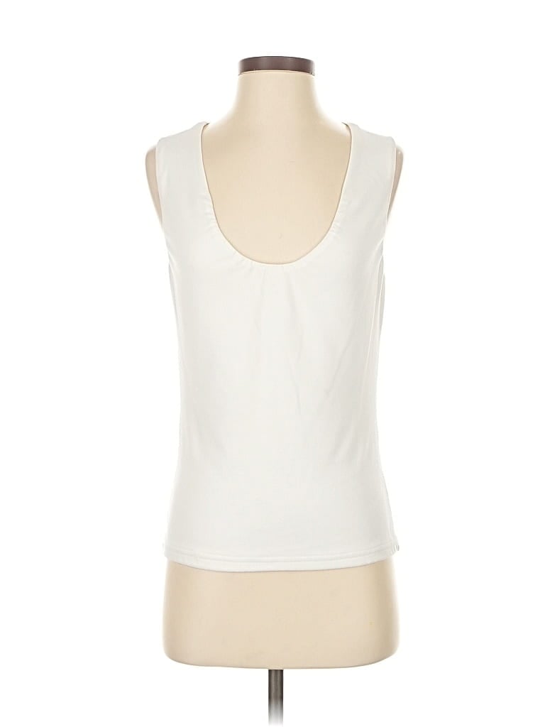 Pre-owned Express Tank Top Ivory Strapless Neckline Tops In White
