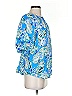 Chico's Blue Short Sleeve Blouse Size Sm (0.5) - photo 4