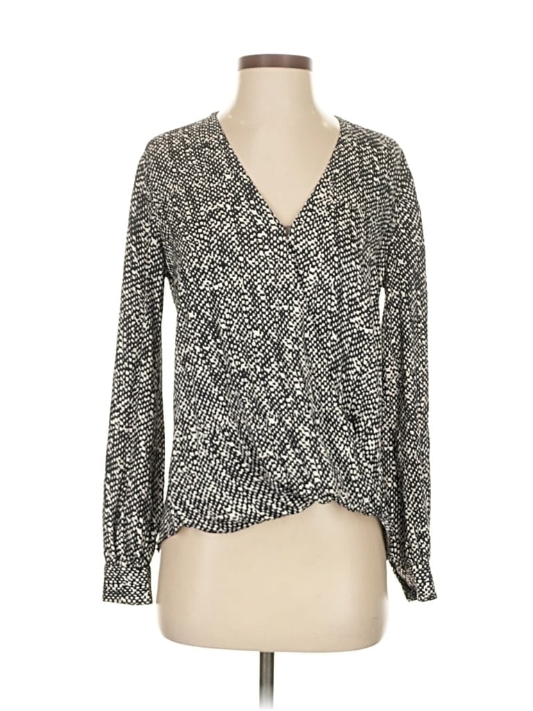 Click to view more detailed imagery on our partner's website Pre-owned Ann Taylor Long Sleeve Blouse In Gray