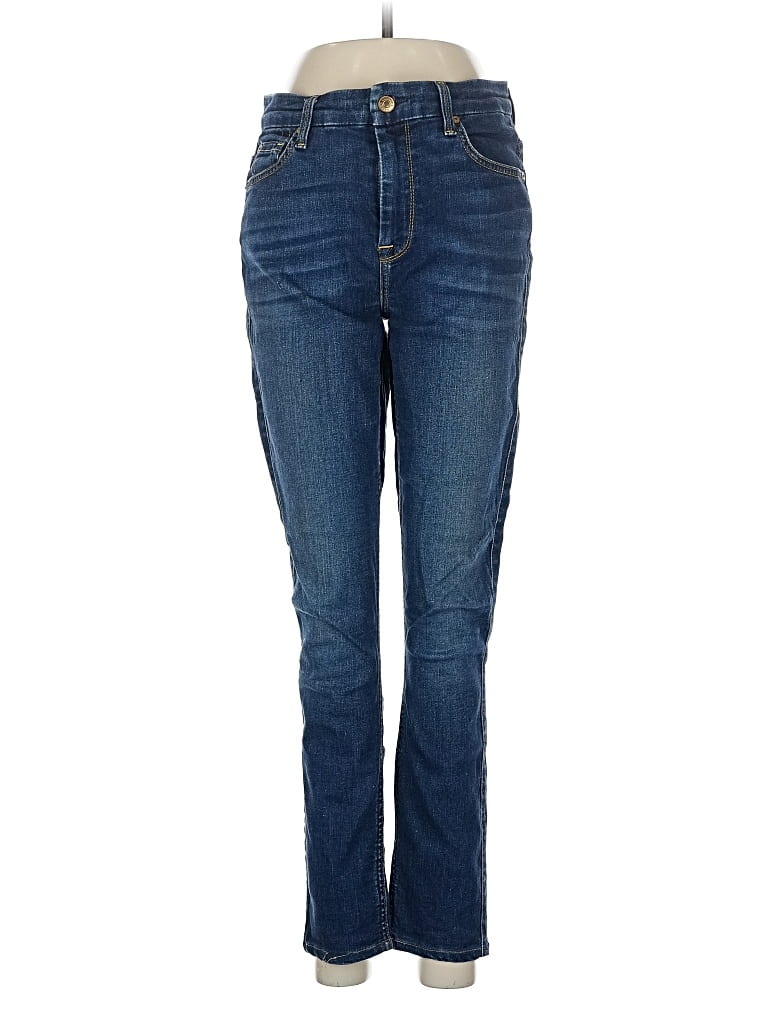Pre-owned 7 For All Mankind Jeans In Blue