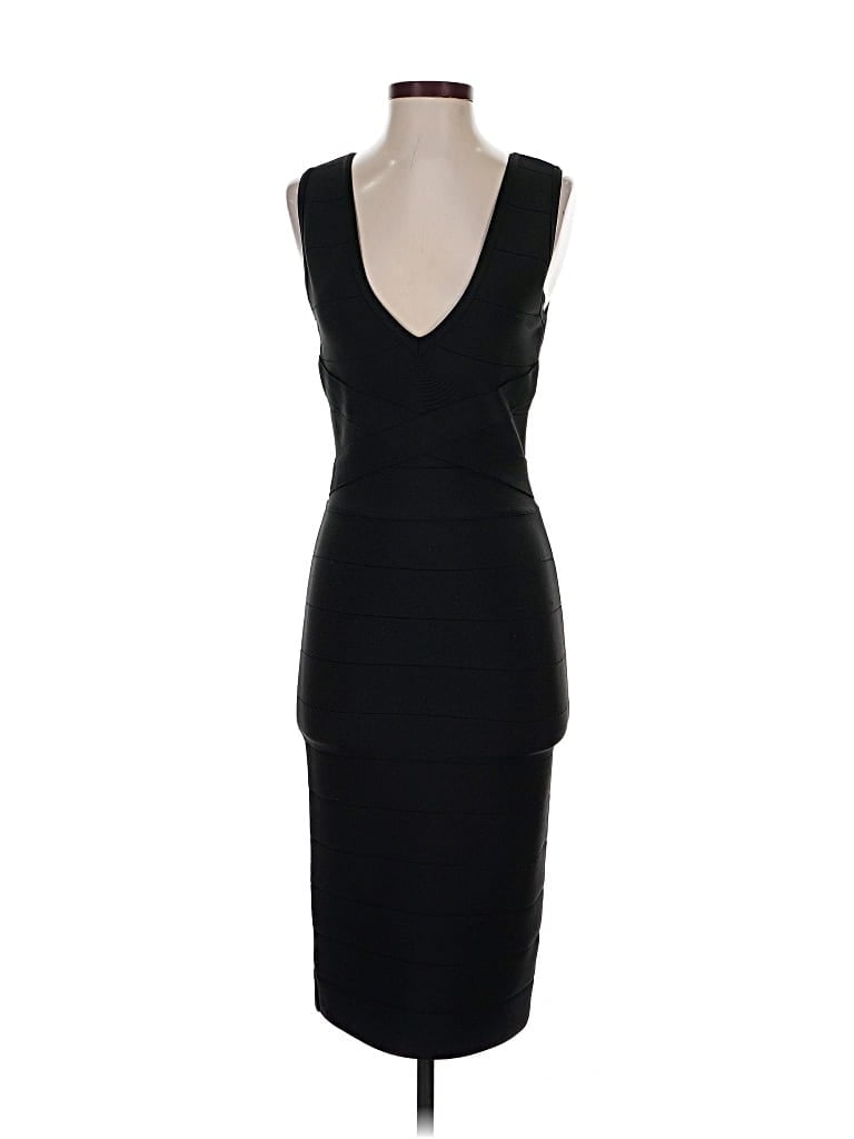 Pre-owned Bebe Cocktail Dress In Black