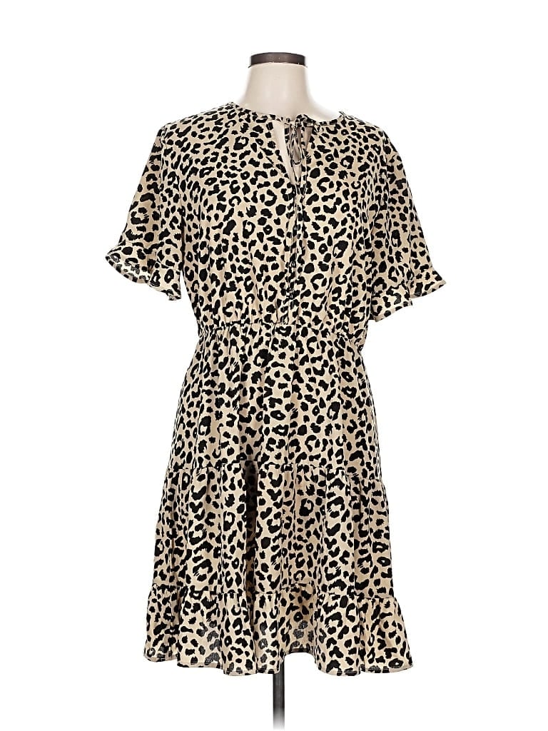 Pre-owned Kirundo Casual Dress In Brown