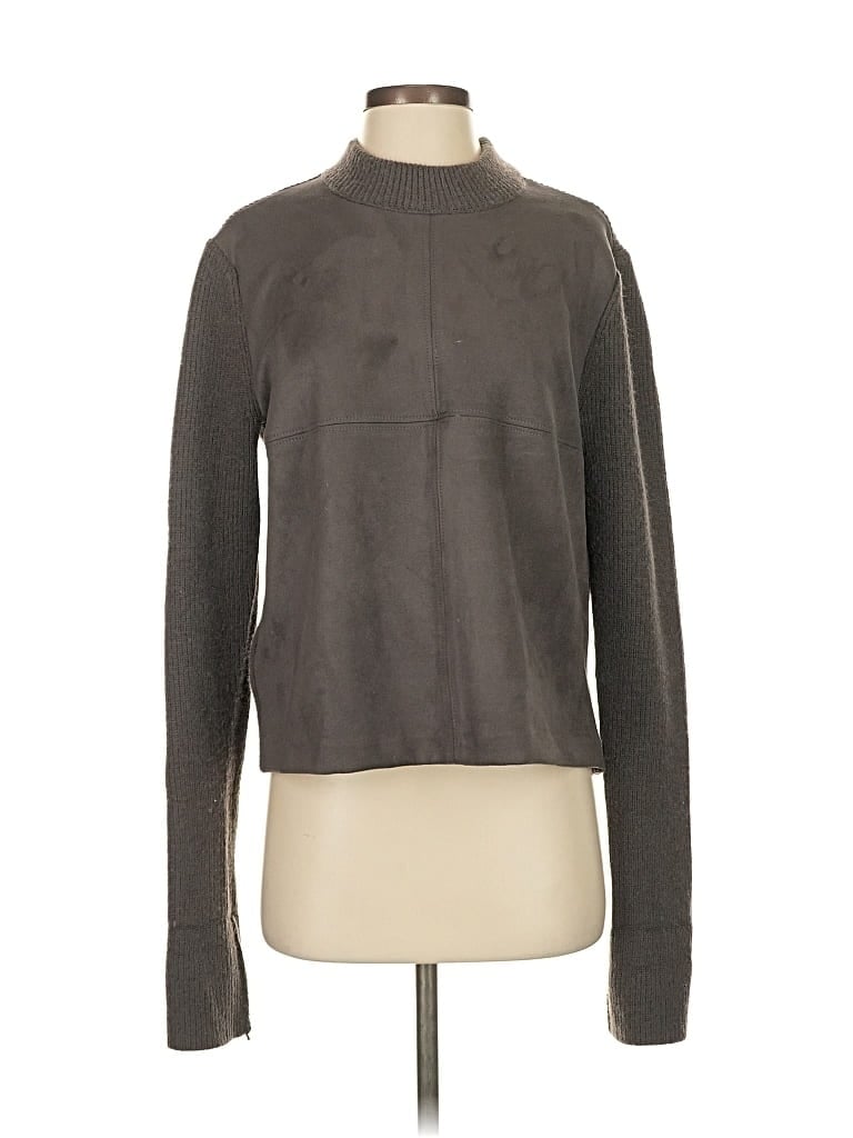 Pre-owned Ann Taylor Turtleneck Sweater In Gray