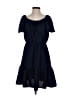 DKNY 100% Polyester Solid Blue Casual Dress Size 4 - photo 1