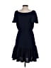 DKNY 100% Polyester Solid Blue Casual Dress Size 4 - photo 2